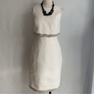 J. CREW Sheath Linen Dress NWT